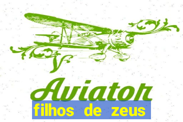 filhos de zeus mitologia grega